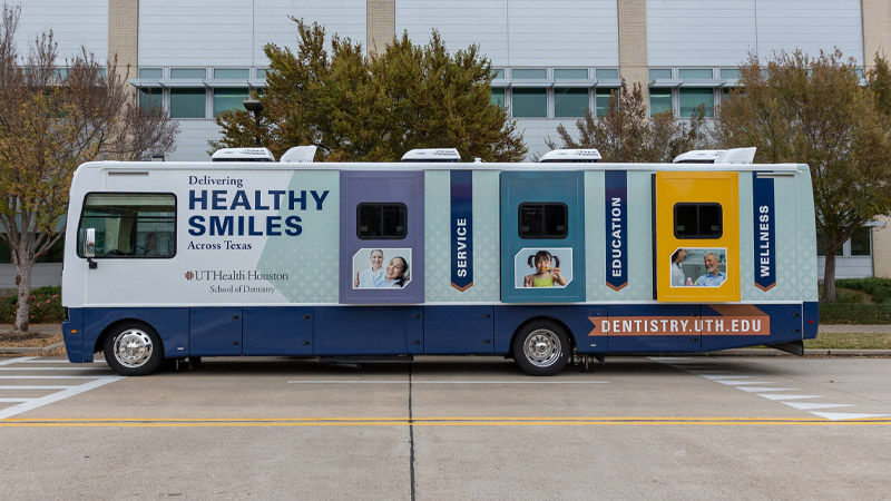 The Mobile Dental Van from UTHealth Houston School of Dentistry