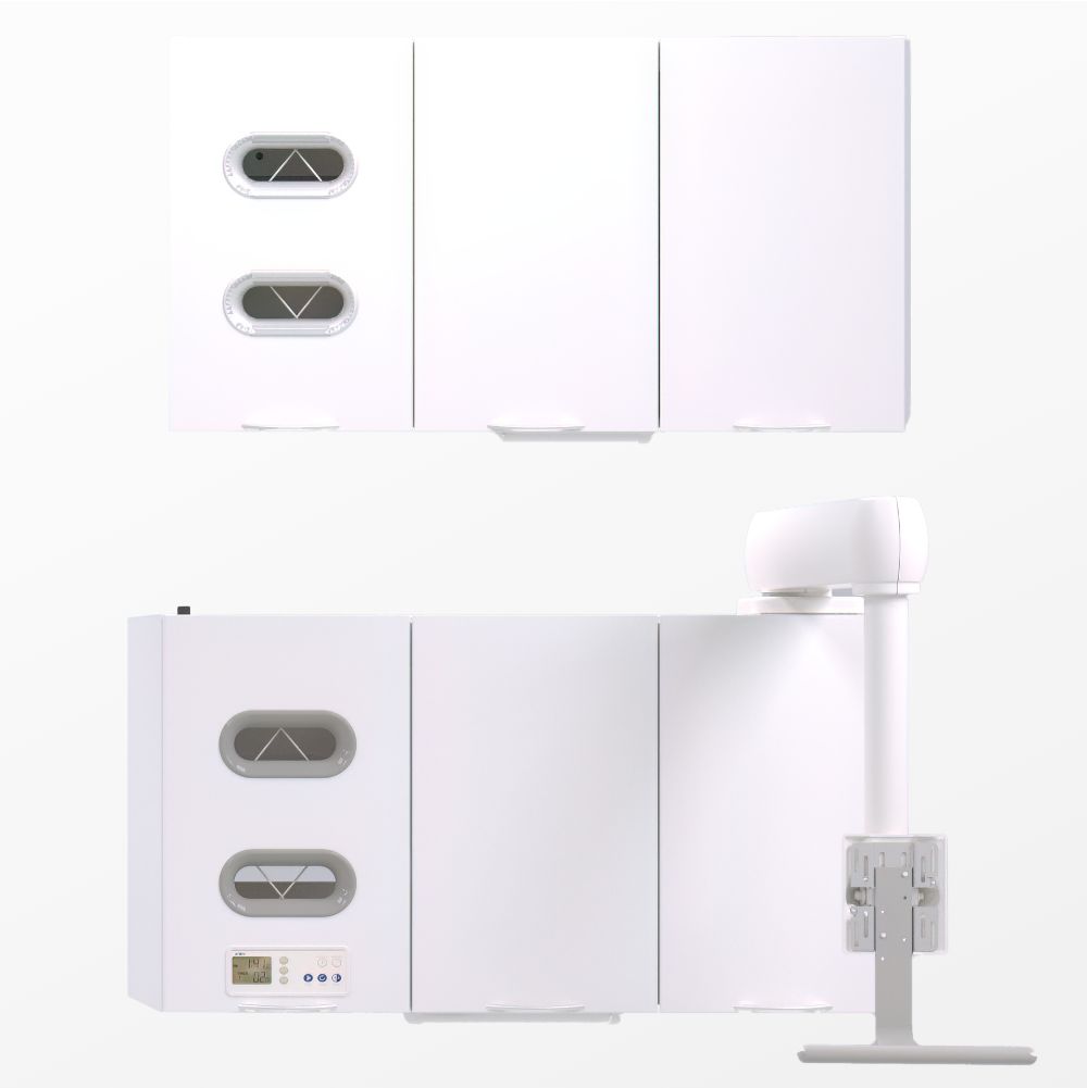 A-dec Inspire 300 wall-mounted upper cabinets