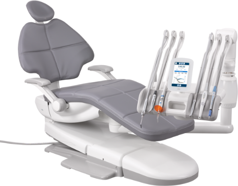 A-dec 500 Pro dental delivery system with A-dec 500 Pro dental chair