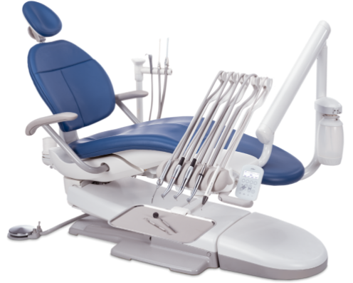 A-dec 300 dental chair with A-dec 300 Pro delivery system