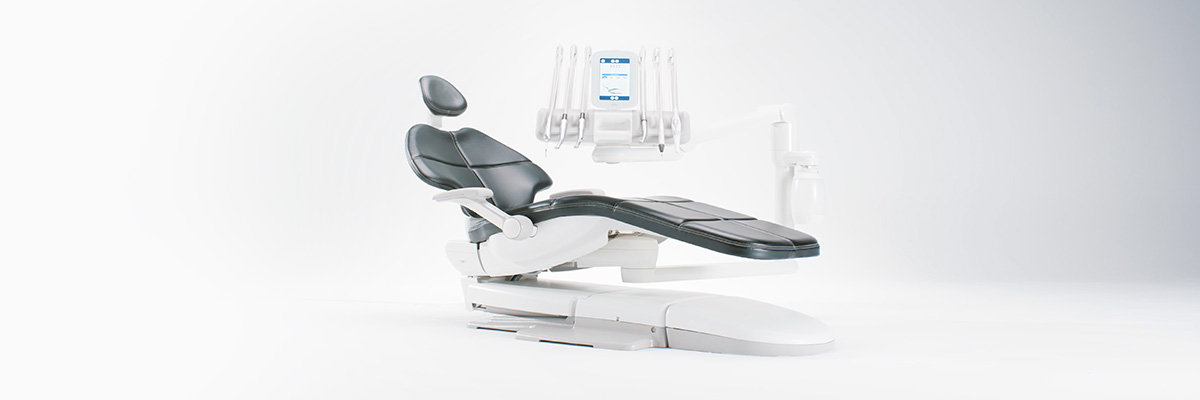 A-dec dental equipment on a white background
